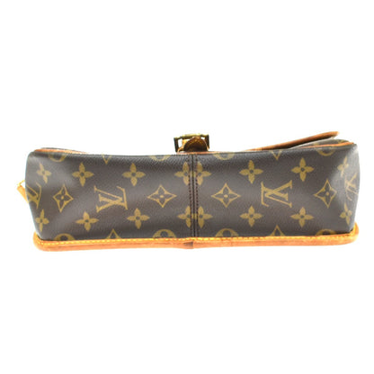 Louis Vuitton Sologne Monogram Canvas, Brown, Canvas, Handbag