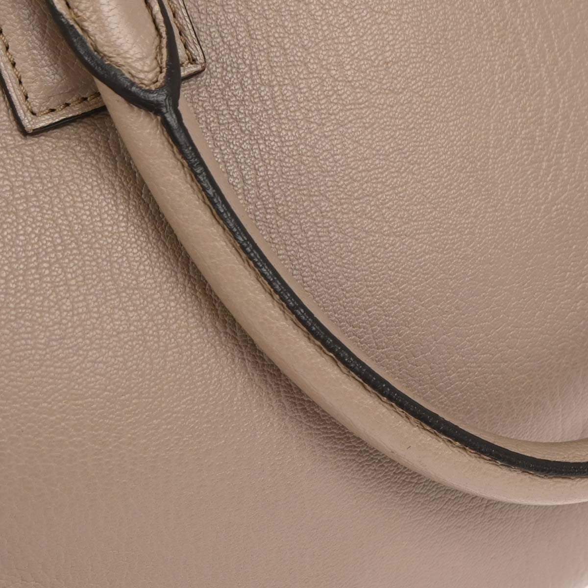 Loewe Amazona Leather, Beige, Leather, Handbag