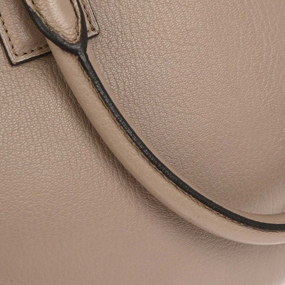 Loewe Amazona Leather, Beige, Leather, Handbag