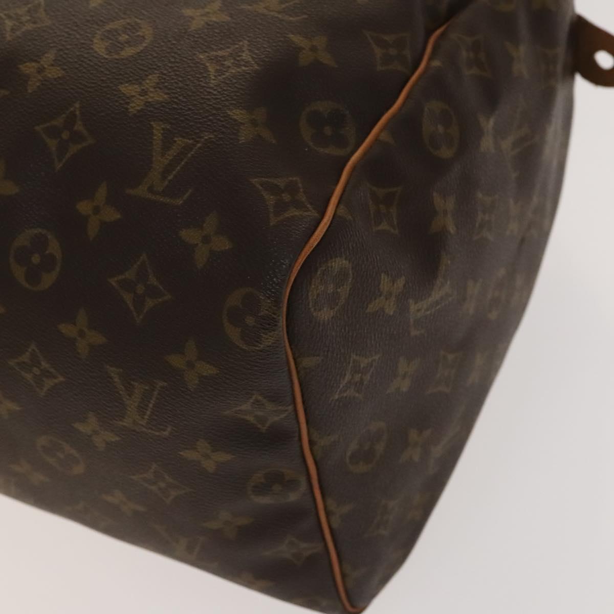 Louis Vuitton Speedy Handbag Monogram Canvas, BROWN, CANVAS, Handbag