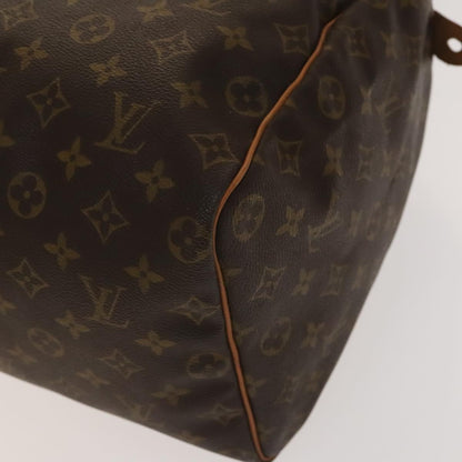 Louis Vuitton Speedy Handbag Monogram Canvas, BROWN, CANVAS, Handbag