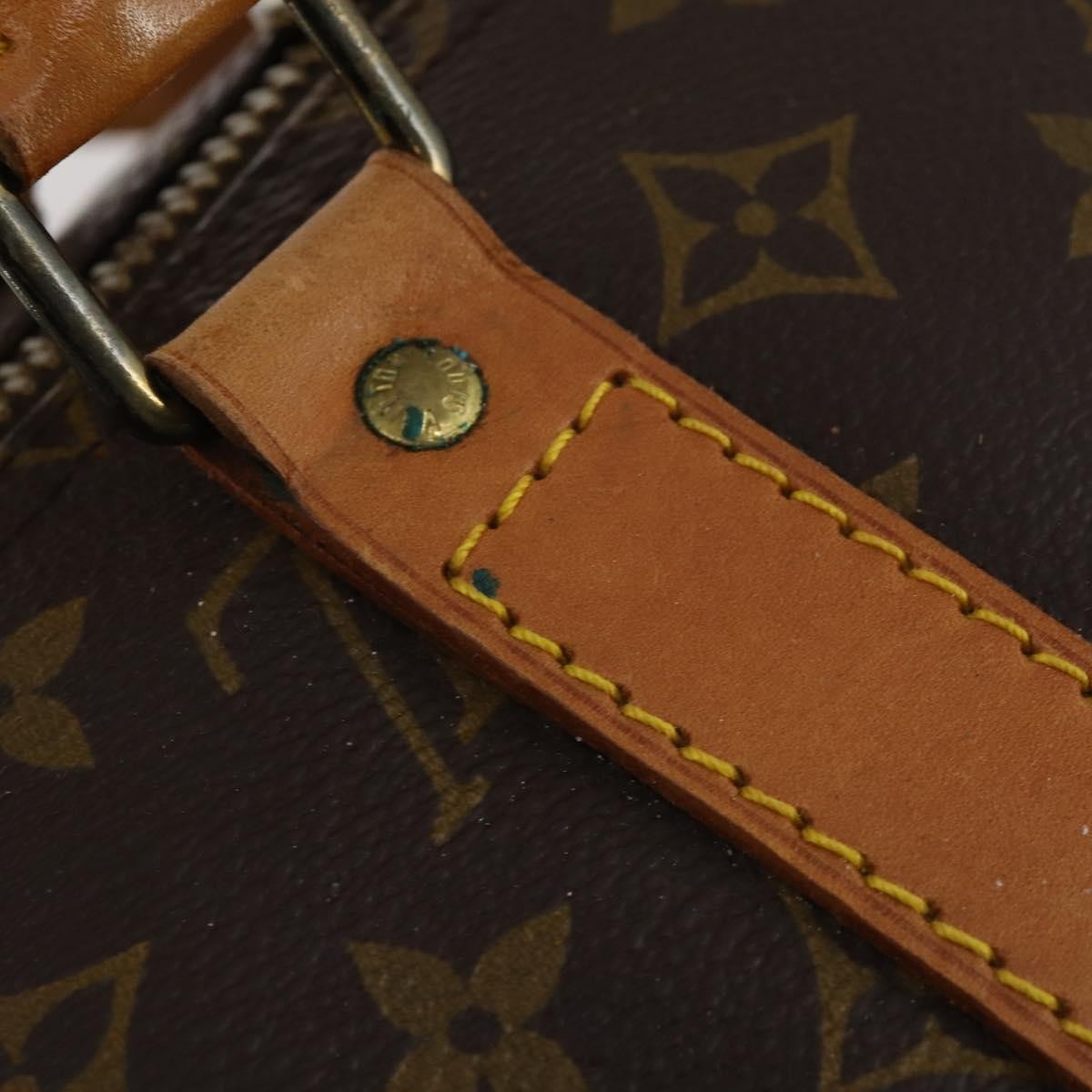 Louis Vuitton Keepall Monogram, Brown, Canvas, Travel Bag