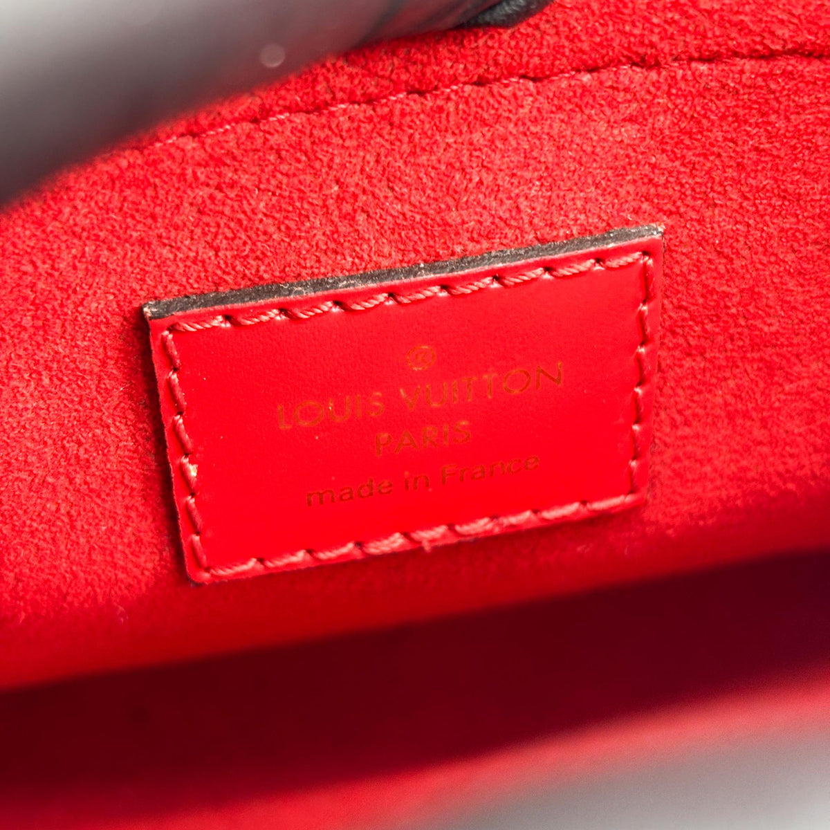 Louis Vuitton Locky Epi Leather, Red, Leather, Handbag