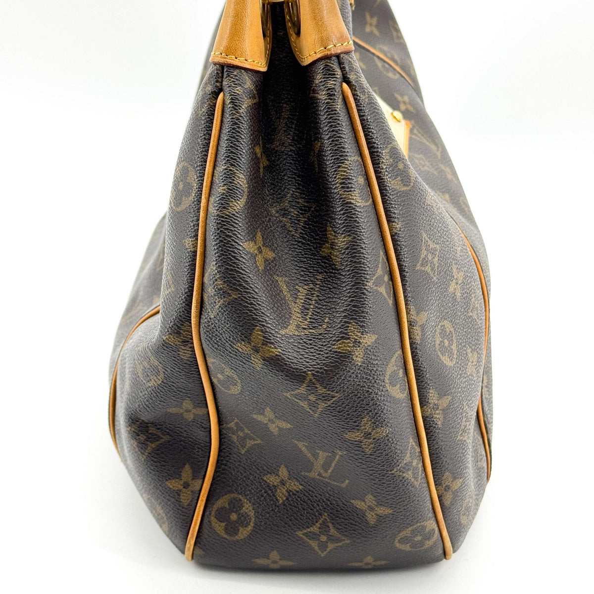Louis Vuitton Galliera Monogram Canvas, Brown, Canvas, Handbag