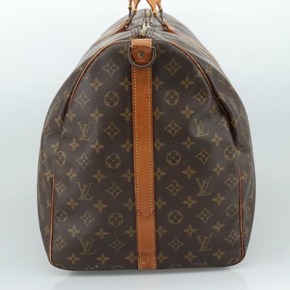 Louis Vuitton Keepall Bag Monogram Canvas, BROWN, CANVAS, Travel bag