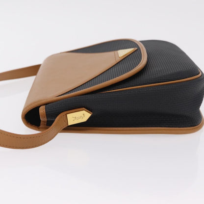 Saint Laurent Vintage Shoulder bag leather, Black, Leather, Shoulder Bag