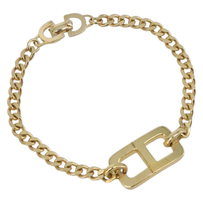 Christian Dior CD Logo Metal, Gold, Metal, Bracelet