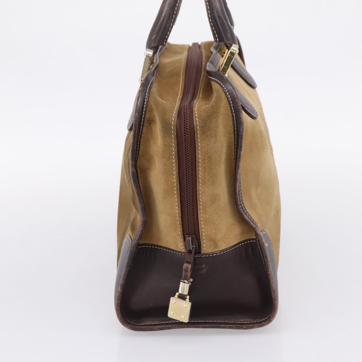 Loewe Amazona Suede, Beige, Suede, Handbag
