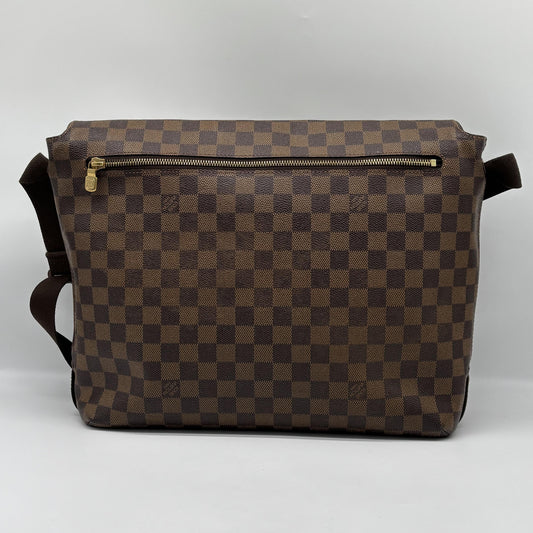 Louis Vuitton Brooklyn Damier, Brown, Canvas, Crossbody Bag