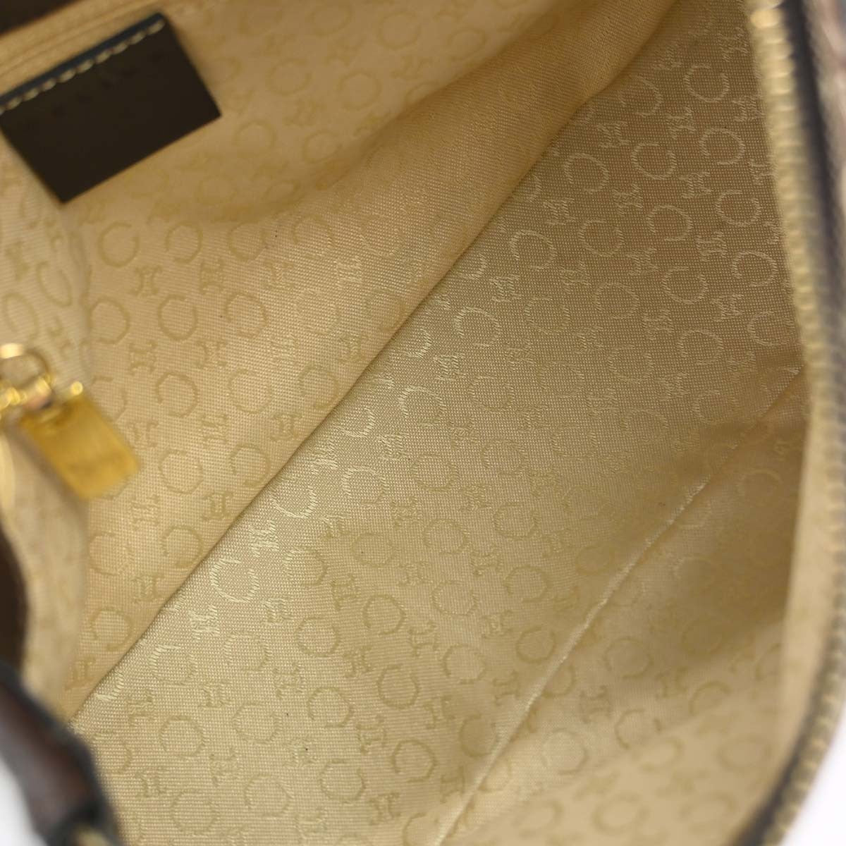 Celine Macadam Canvas, Brown, Canvas, Shoulder Bag