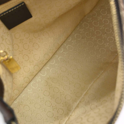 Celine Macadam Canvas, Brown, Canvas, Shoulder Bag