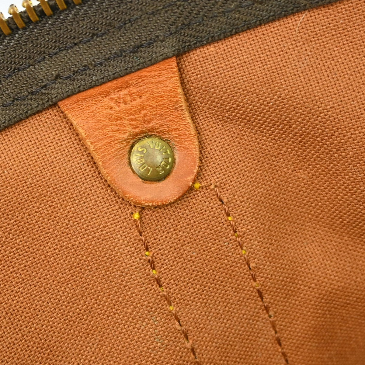 Louis Vuitton Keepall Monogram Canvas, Brown, Canvas, Travel Bag