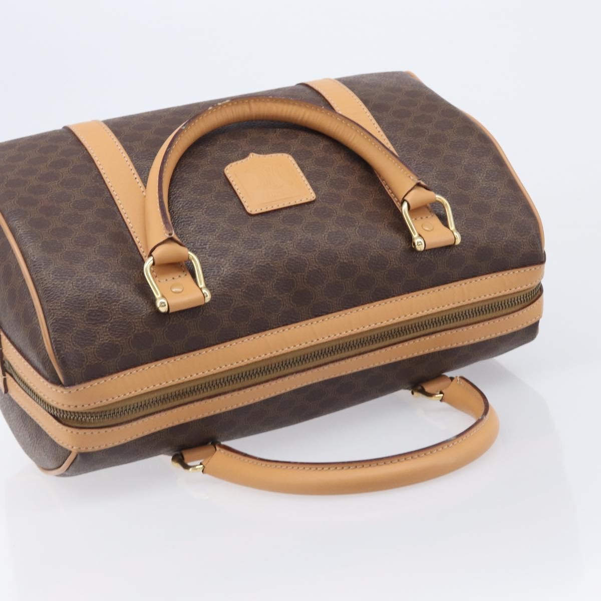 Celine Handbag Canvas, Brown, Canvas, Handbag