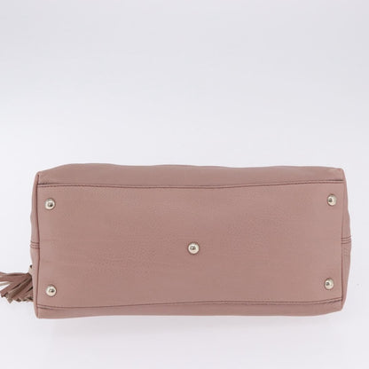 Gucci Soho Working Leather, Pink, Leather, Tote Bag