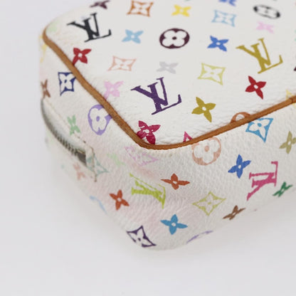 Louis Vuitton Wapity Trousse Monogram Multicolor, White, Canvas, Clutch