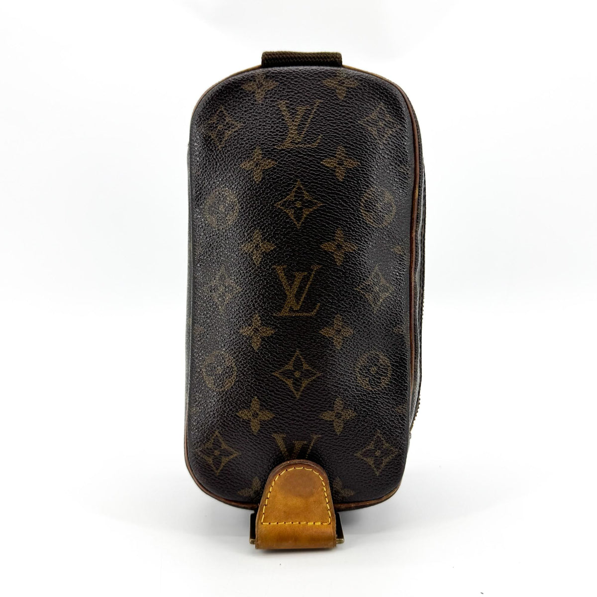 Louis Vuitton Pochette Gange Monogram Canvas, Brown, Canvas, Clutch