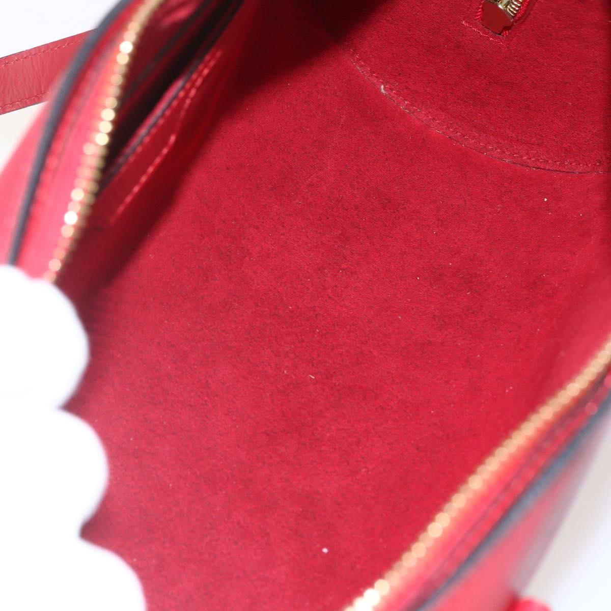 Louis Vuitton Soufflot Handbag Epi Leather, RED, LEATHER, Handbag