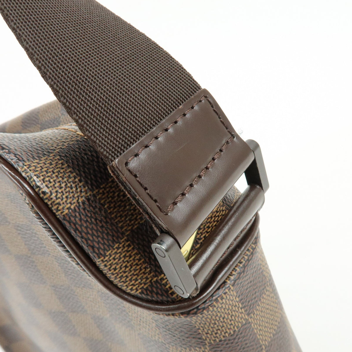 Louis Vuitton Olav Damier, Brown, Canvas, Handbag