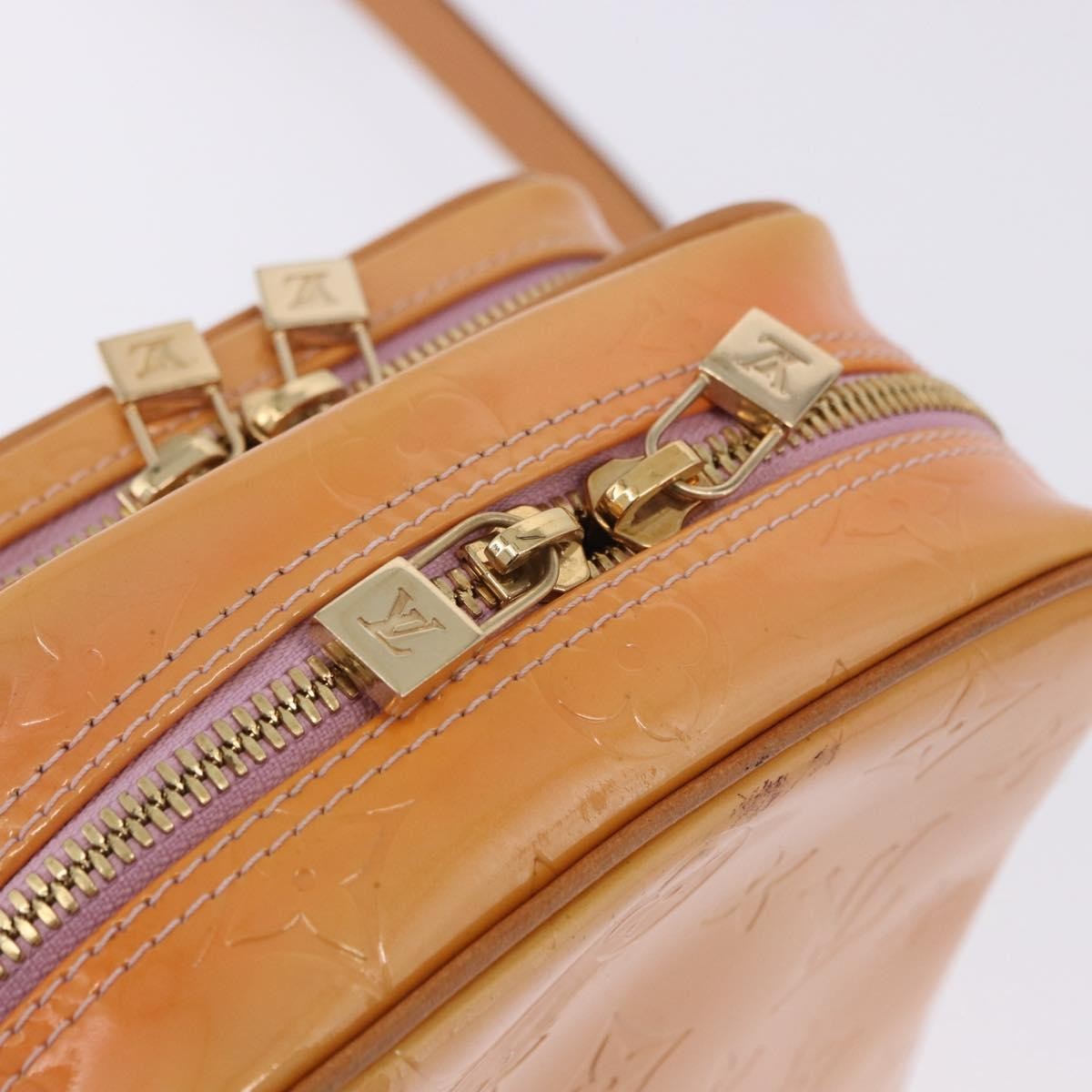 Louis Vuitton Wooster Monogram vernis, Yellow, Patent Leather, Shoulder Bag