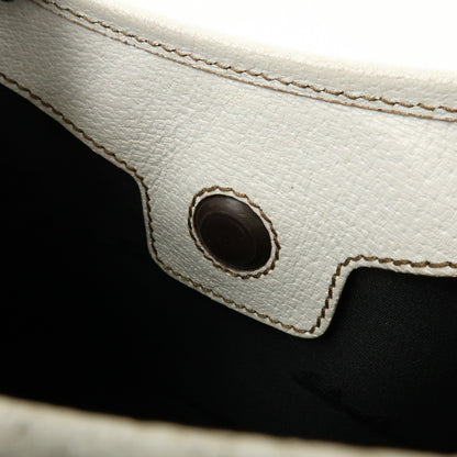 Salvatore Ferragamo Shoulder Bag Leather, White, Leather, Shoulder Bag
