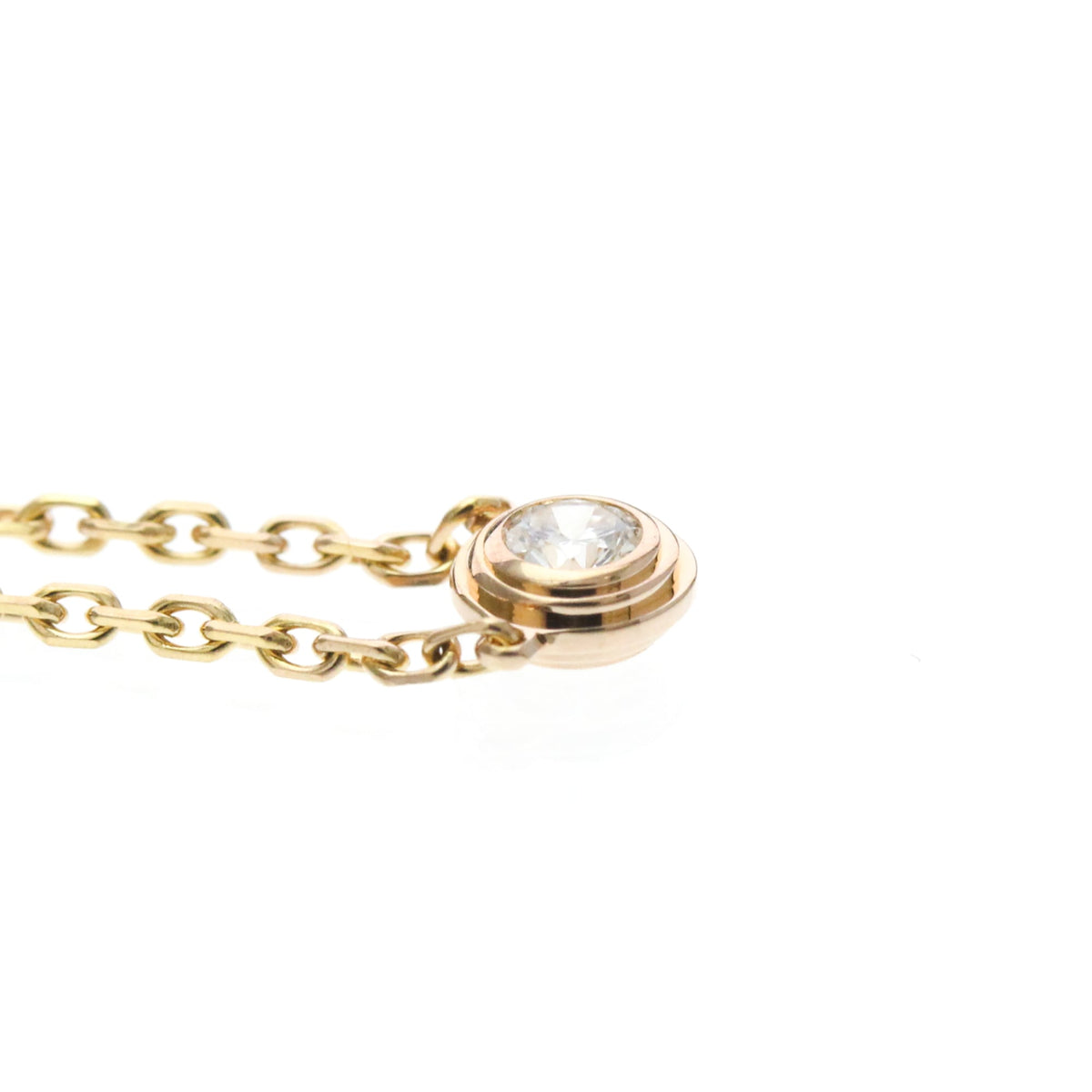 Cartier Cartier D'Amour Pendant 18K Rose Gold with Diamond, Gold, Pink Gold, Necklace