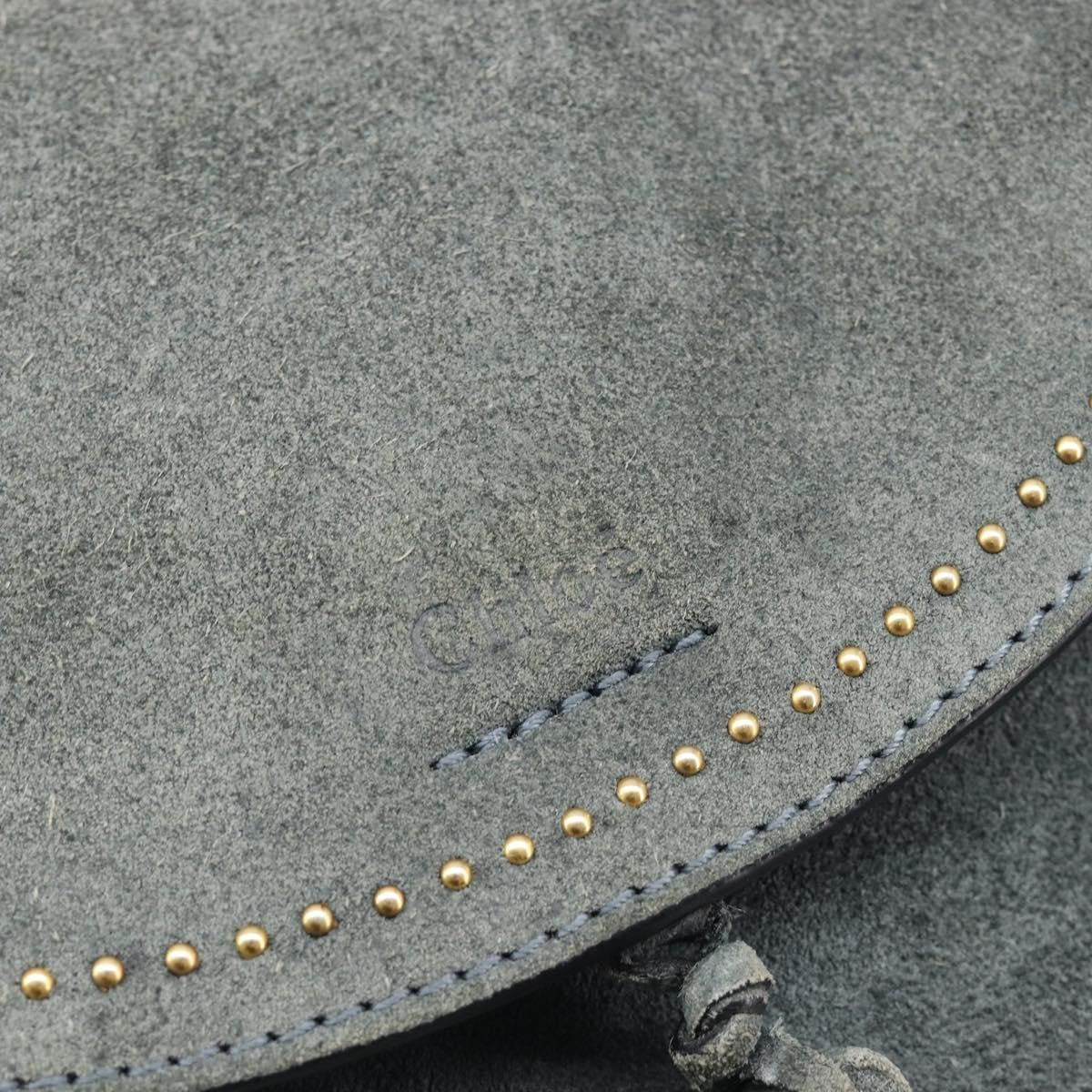 Chloe Hudson Studded Leather, Black, Leather, Handbag