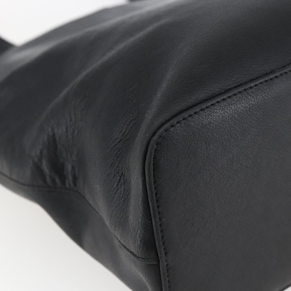 Burberry Vintage Leather, Black, Leather, Tote Bag