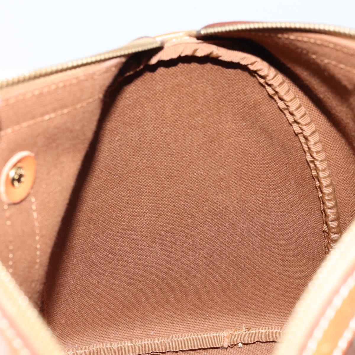 Celine Vintage Macadam Boston bag Canvas and Leather, BROWN, CANVAS, Handbag