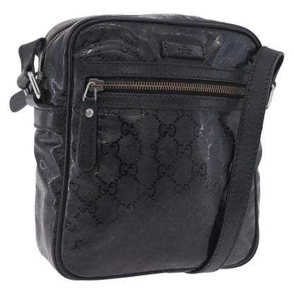 Gucci Zip GG Imprime, Black, Canvas, Shoulder Bag