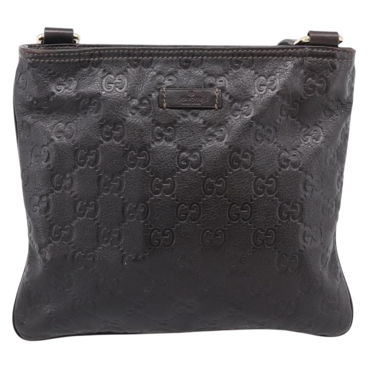 Gucci Crossbody Guccissima Leather, Brown, Leather, Crossbody Bag