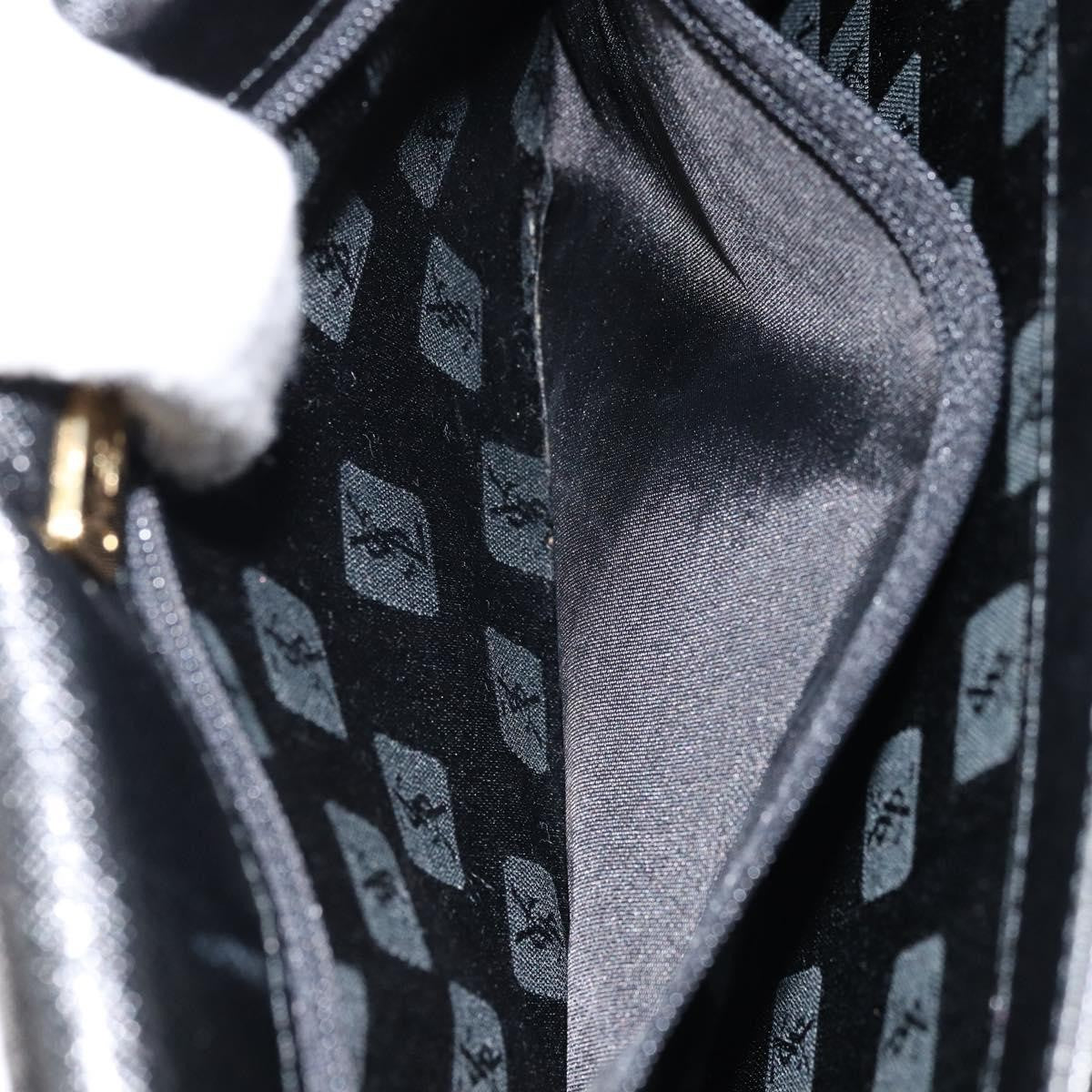 Saint Laurent Vintage Leather, Black, Leather, Handbag