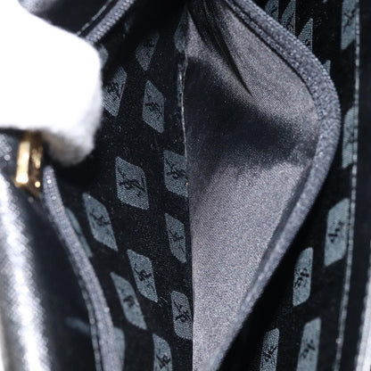 Saint Laurent Vintage Leather, Black, Leather, Handbag