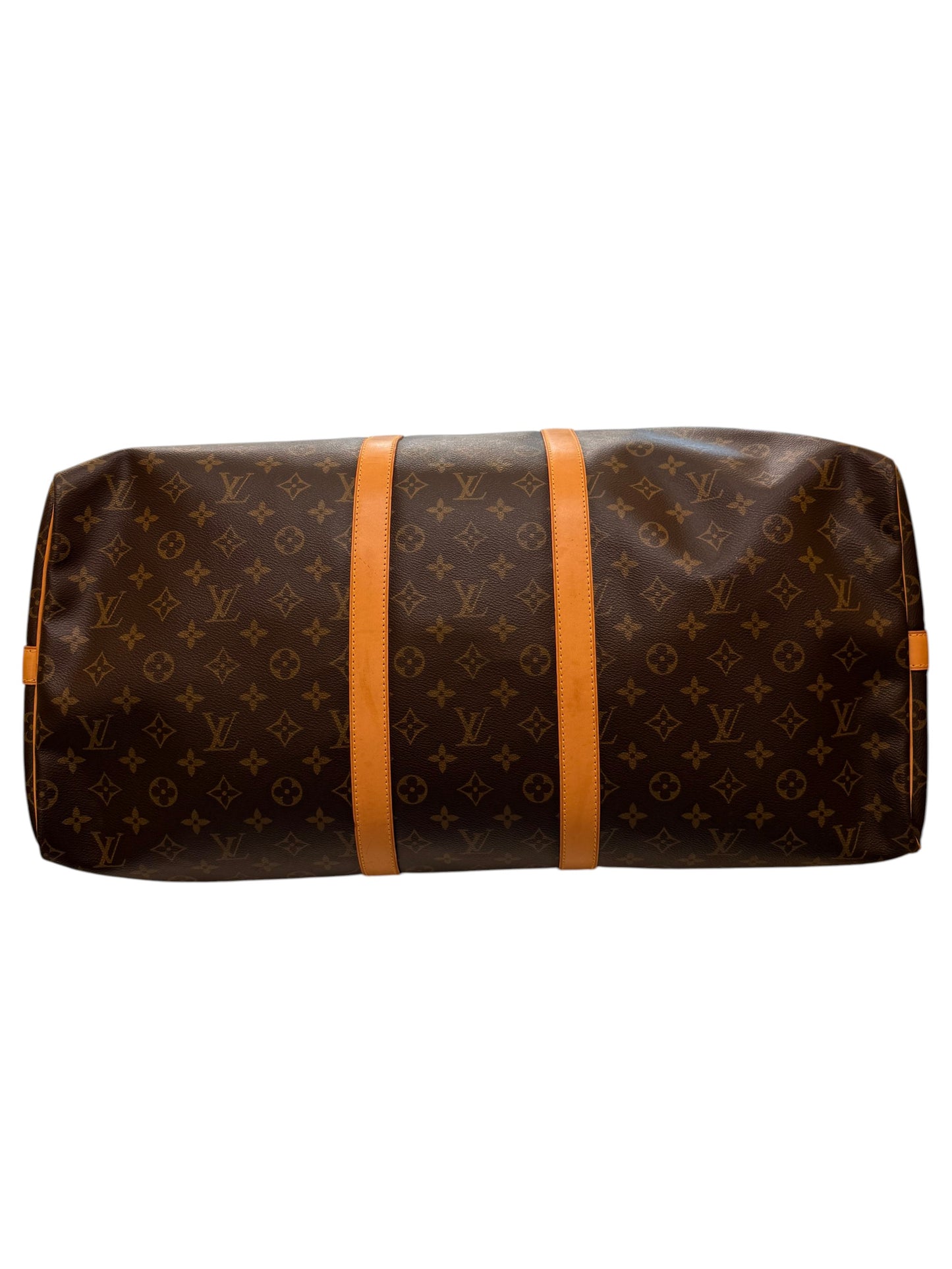 Louis Vuitton keepall bandoulière monogram, Brown, Canvas, Handbag