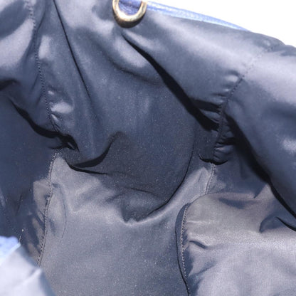 Loewe Calle Hobo Leather, Navy, Leather, Shoulder Bag