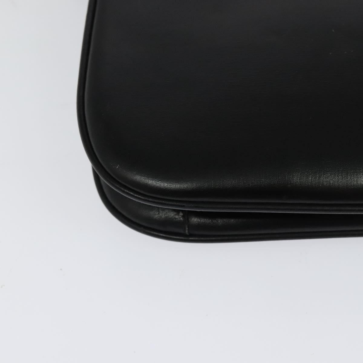 Bally Vintage Leather, Black, Leather, Shoulder Bag