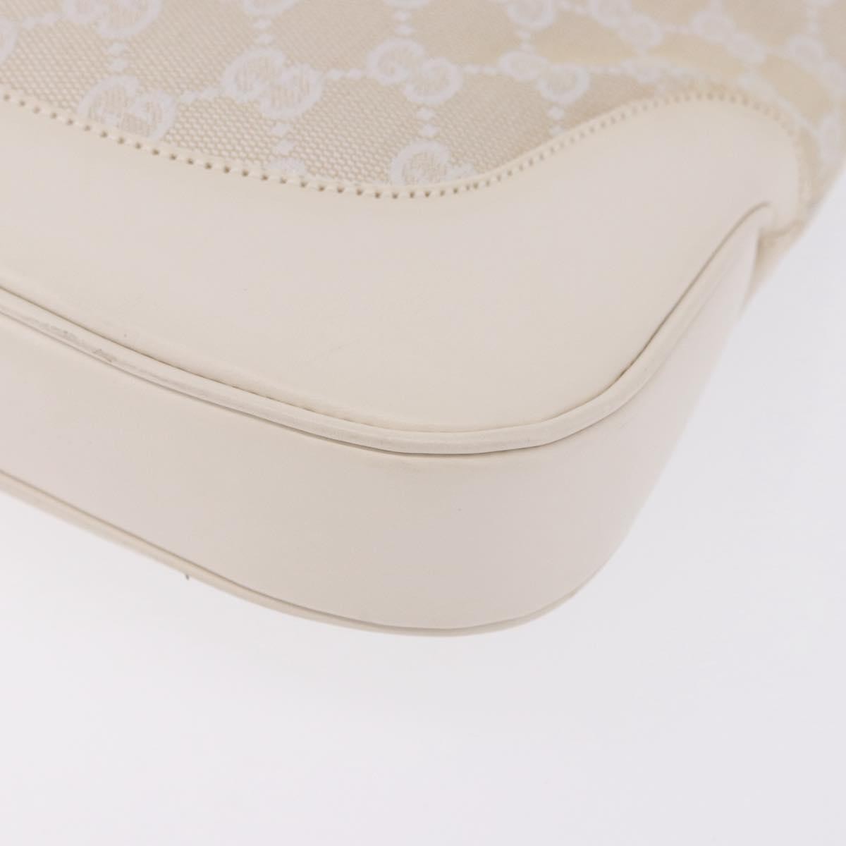 Gucci Jackie Canvas, White, Canvas, Handbag
