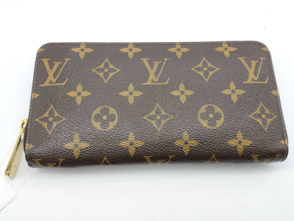 Louis Vuitton Zippy Monogram Canvas, Brown, Canvas, Wallet
