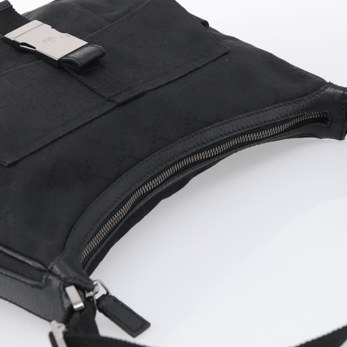 Gucci Shoulder Canvas, Black, Canvas, Shoulder Bag