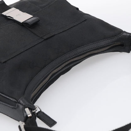 Gucci Shoulder Canvas, Black, Canvas, Shoulder Bag