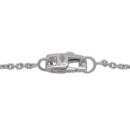 Louis Vuitton Idylle Blossom LV Pendant 18K White Gold with Diamond, Silver, White Gold, Necklace