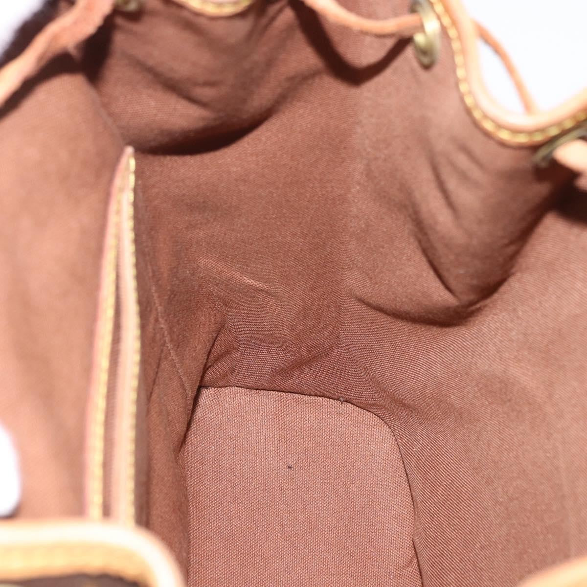 Louis Vuitton Vintage Montsouris Monogram Canvas, Brown, Canvas, Backpack