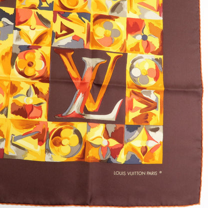 Louis Vuitton Carré Silk, Multicolour, Silk, Scarf