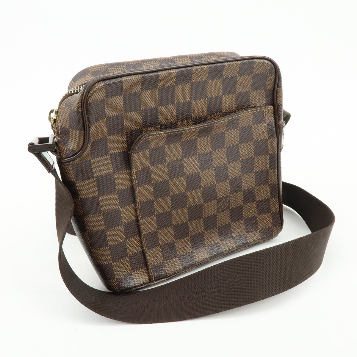 Louis Vuitton Olav Damier, Brown, Canvas, Handbag