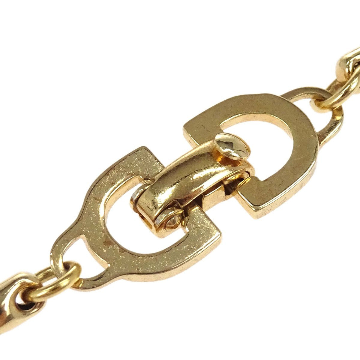 Christian Dior CD Logo Metal, Gold, Gold Plated, Bracelet