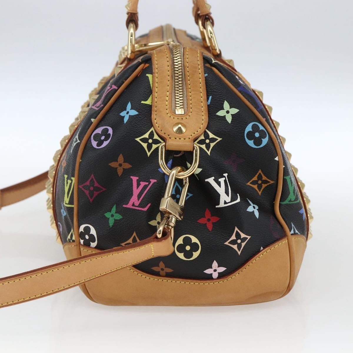 Louis Vuitton Courtney Monogram Multicolor, Black, Canvas, Handbag