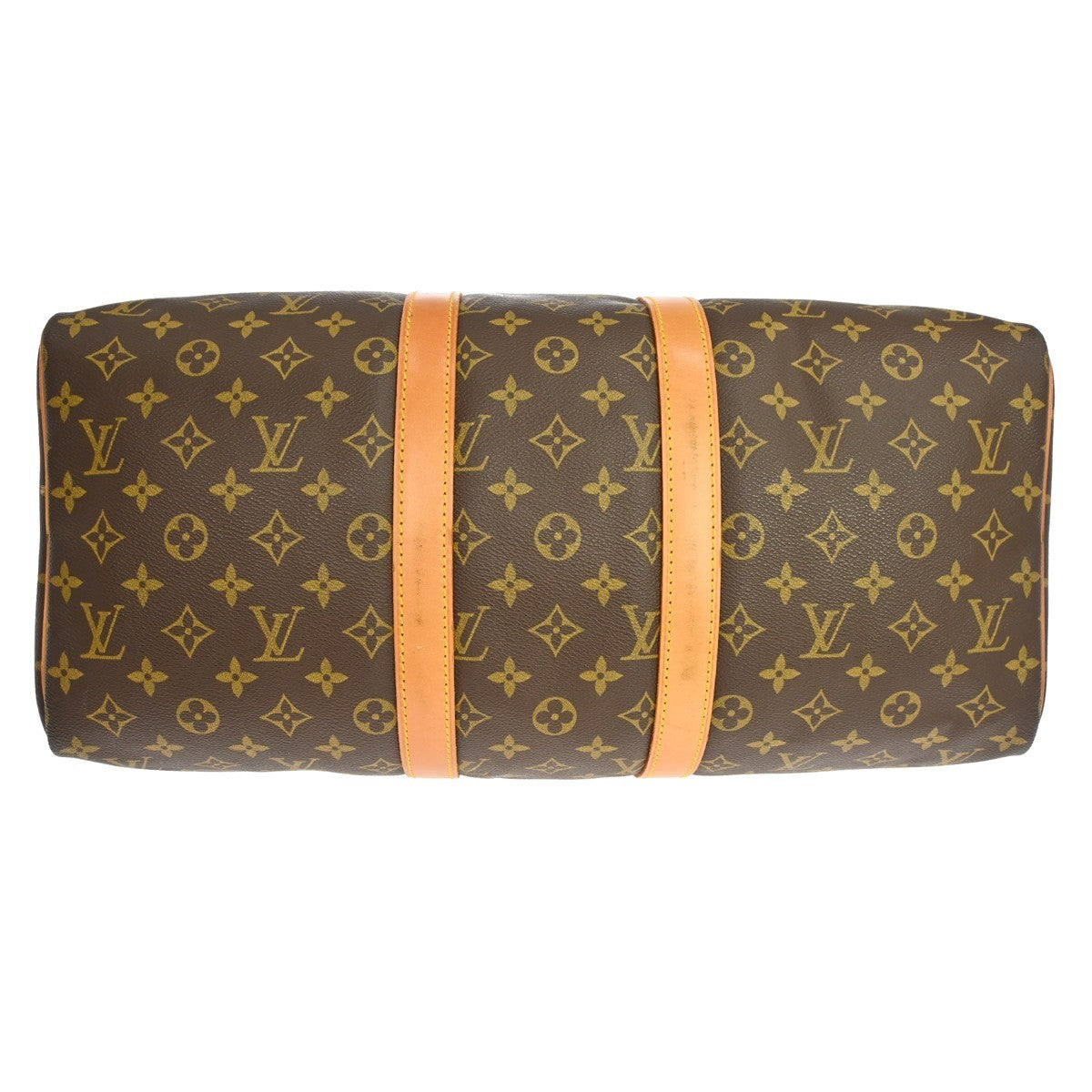 Louis Vuitton Keepall Monogram Canvas, Brown, Canvas, Travel Bag