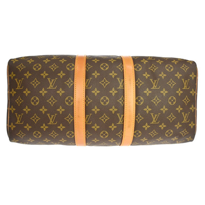 Louis Vuitton Keepall Monogram Canvas, Brown, Canvas, Travel Bag