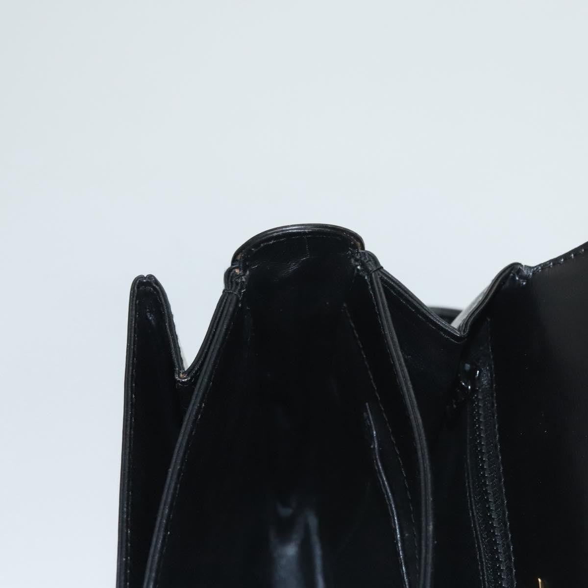 Bally Vintage Leather, Black, Leather, Shoulder Bag