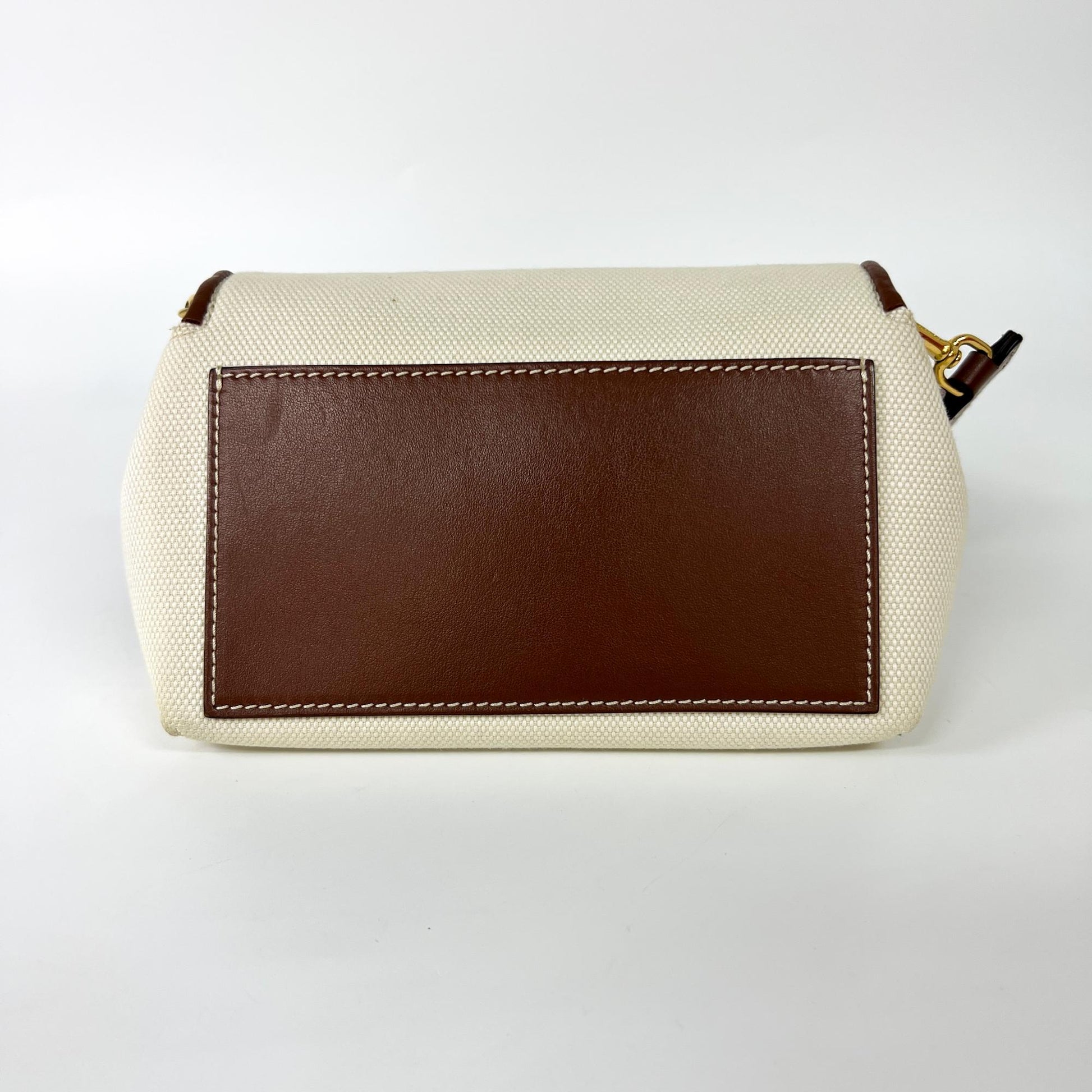 Burberry Horseferry Bum Printed Canvas, Beige, Canvas, Crossbody Bag