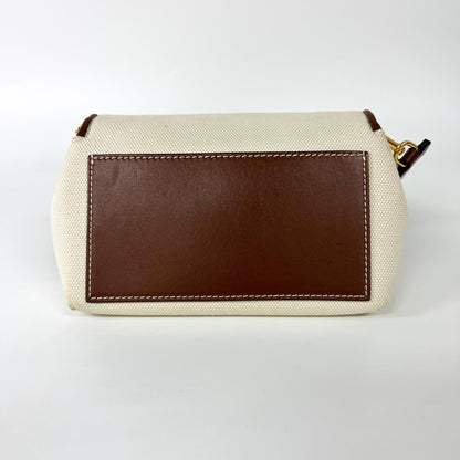 Burberry Horseferry Bum Printed Canvas, Beige, Canvas, Crossbody Bag